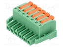 Connector: pluggable terminal block; plug; female; PL; 10A; 300V