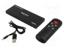 Switch; HDMI 2.1,Ultra High Speed; LED status indicator; black