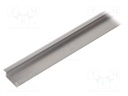 Profiles for LED modules; recessed; natural; L: 2m; aluminium