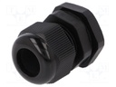 Cable gland; PG16; IP67; Mat: polyamide; black