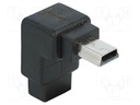 Adapter; USB 2.0; Connector colour: black