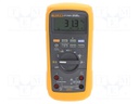 Digital multimeter; LCD (6000/20000),with a backlit; 0.01÷60S