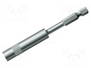 Screwdriver bit; slot; 8,0x1,2mm; Overall len: 90mm