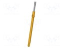 Test needle; Operational spring compression: 4mm; 8A; Ø: 1.3mm