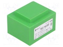 Transformer: encapsulated; 16VA; 110VAC; 12V; 1333.3mA; IP00; 420g