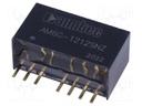 Converter: DC/DC; 6W; Uin: 9÷18V; 12VDC; Iout: 500mA; SIP8; 4.9g