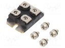 Module: diode; double independent; 200V; If: 2x120A; SOT227B; screw