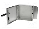 Enclosure: wall mounting; X: 500mm; Y: 500mm; Z: 210mm; ARCA; grey