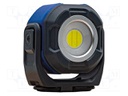 Lamp: working; IPX4; 550lm; Mechanical resistance: IK07; 9h