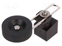 Driving head; adjustable lever R 54-97mm, rubber rollerØ40mm