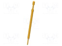 Test needle; Maksimum spring compression: 5mm; 3A; Contacts: CuBe