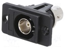 Coupler; BNC socket,both sides; 75Ω; silver; Series: DUALSLIM