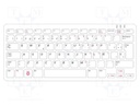 Keyboard; USB A-USB B micro cable,keypad; Colour: black-gray