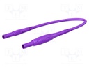 Connection cable; PVC; 1m; violet; 8A; 1kV; Cond.cross sec: 1mm2