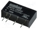 Converter: DC/DC; 1W; Uin: 10.8÷13.2V; 5VDC; Iout: 200mA; SIP7; 2.3g
