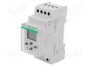 Programmable time switch; Range: 1 year; DPDT; 24÷264VAC; PIN: 8