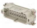 Connector: HDC; contact insert; male; C146,heavy|mate E; PIN: 16