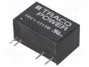 Converter: DC/DC; 1W; Uin: 9.6÷14.4V; 12VDC; Iout: 83mA; SIP9; 4.8g
