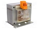 Transformer: mains; 800VA; 230VAC; 24V; Leads: terminal block; IP00