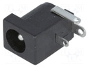 Socket; DC supply; male; 5,5/2,5mm; 5.5mm; 2.5mm; THT; 1A; -25÷85°C
