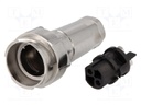 Connector: circular; plug; female; PIN: 2; Buccaneer 7000; 25A; 600V