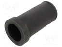 Grommet; caoutchouc; L: 100mm; -20÷80°C; Øcable: 35mm; black