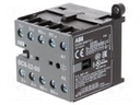 Contactor: 4-pole; NC x2 + NO x2; 24VDC; 6A; DIN,on panel; BC6