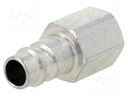 Connector plug; G 1/4"; inside; -0.95÷10bar; 28g