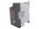 Module: soft-start; Usup: 208÷600VAC; DIN; 18.5kW; 1÷20/0÷20s; 37A
