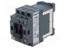 Contactor: 3-pole; NO x3; Auxiliary contacts: NC; 24VDC; 6A; W: 45mm