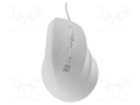 Mouse; CRAKE 2 PRO; white; USB A; optical,wired; 1.5m