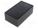 Enclosure: multipurpose; X: 96mm; Y: 160mm; Z: 63mm; 15; ABS; black