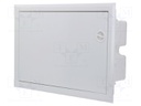 Enclosure: for modular components; IP40; white; No.of mod: 18