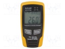 Logger: temperature and humidity; LCD; -40÷70°C; 0÷100%RH