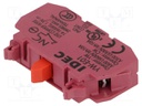 Contact Block, YW and CW Series, 1NC, Screw Terminals
