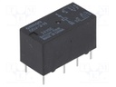 Relay: electromagnetic; DPDT; Ucoil: 24VDC; 0.5A/125VAC; 2A/30VDC