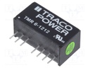 Converter: DC/DC; 6W; Uin: 9÷18V; 12VDC; Iout: 500mA; SIP8; 4.8g