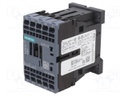 Contactor: 3-pole; NO x3; Auxiliary contacts: NC; 24VAC; 9A; 3RT20