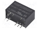Converter: DC/DC; 2W; Uin: 4.5÷5.5V; Uout: 20VDC; Uout2: -5VDC; SIP7