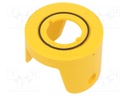 Protective cap; 22mm; 84; -25÷55°C; 50mm; Mat: plastic; Body: yellow