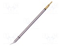 Tip; bent conical; 0.2mm; 413°C; for soldering station