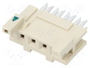 Plug; wire-board; female; DF1; 2.5mm; PIN: 4; without strain relief