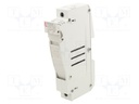 Fuse base; 10x85mm,14x85mm; 40A; Poles: 1; 1.5kVDC
