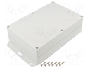Enclosure: multipurpose; X: 140mm; Y: 210mm; Z: 60mm; ZP; ABS; IP67