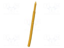 Needle-like test probe; Operational spring compression: 2.2mm
