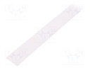 Cover for LED profiles; white; 1m; Application: FLAT8; V: H; slide
