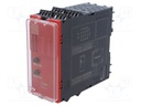 Module: safety relay; 24VAC; 24VDC; IN: 2; for DIN rail mounting