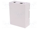 Enclosure: for computer; ARDUINO UNO; ABS; grey; X: 71.1mm; Y: 90mm