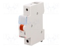 LED indicator; Mounting: DIN; 230VAC; Colour: orange