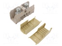 Splice terminal: rail; beige
